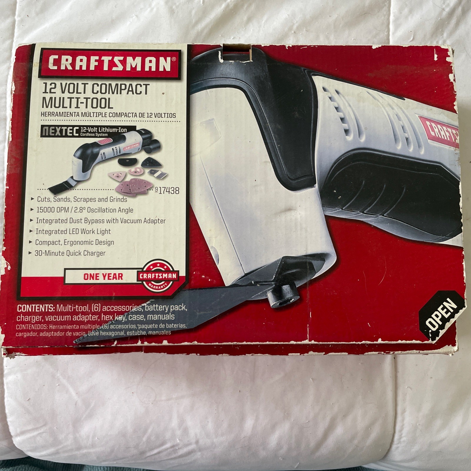 CRAFTSMAN NEXTEC Compact Multi-Tool 12V Kit w/ Extra Accessories