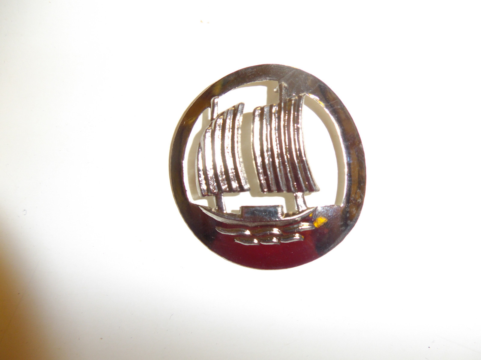 0133 RVN South Vietnam Navy Junk Force metal Beret Badge IR9B