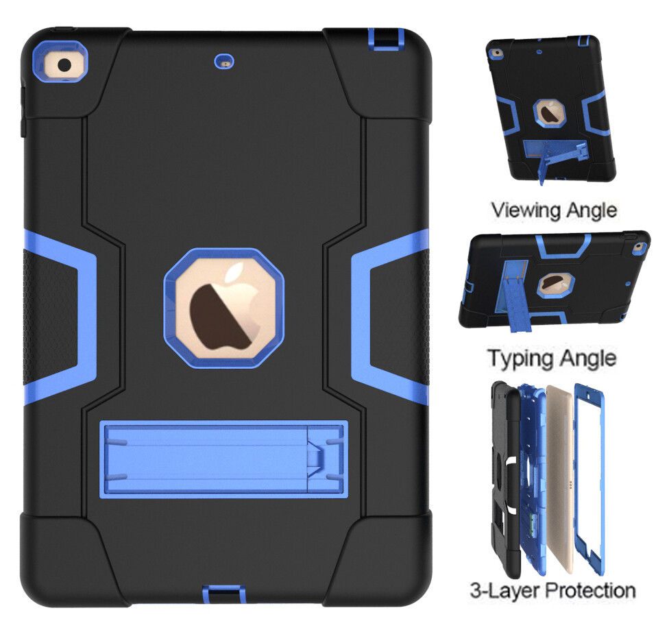 For iPad Mini 1 2 3 4 5 7.9"Gen Kids Hard Heavy Duty Shockproof Case Stand Cover