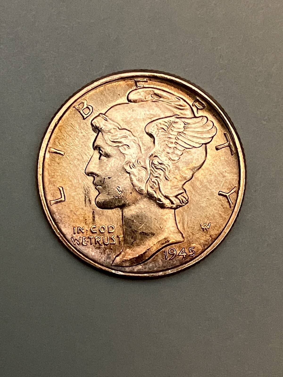 1945 P Mercury Dime SB
