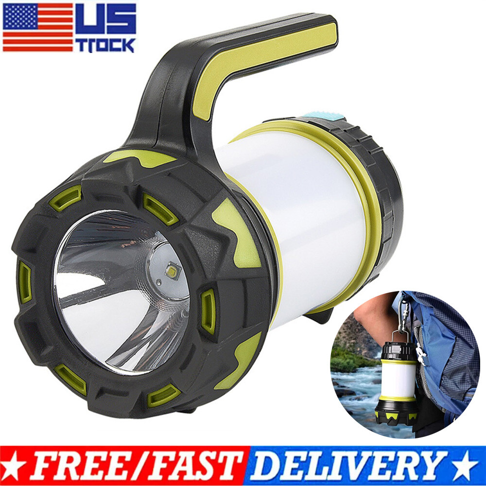 LED Camping USB Lantern Rechargeable Camping Tent Light Lamp Flashlight Portable