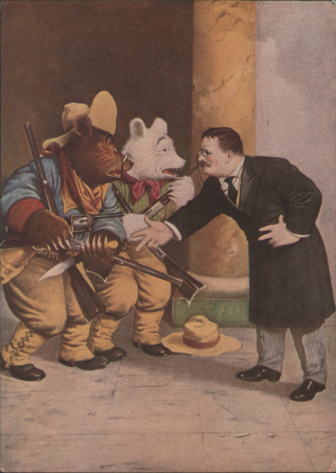 Dressed Animals R. K. Culver The Roosevelt Bears Go Washington, Teddy Vintage
