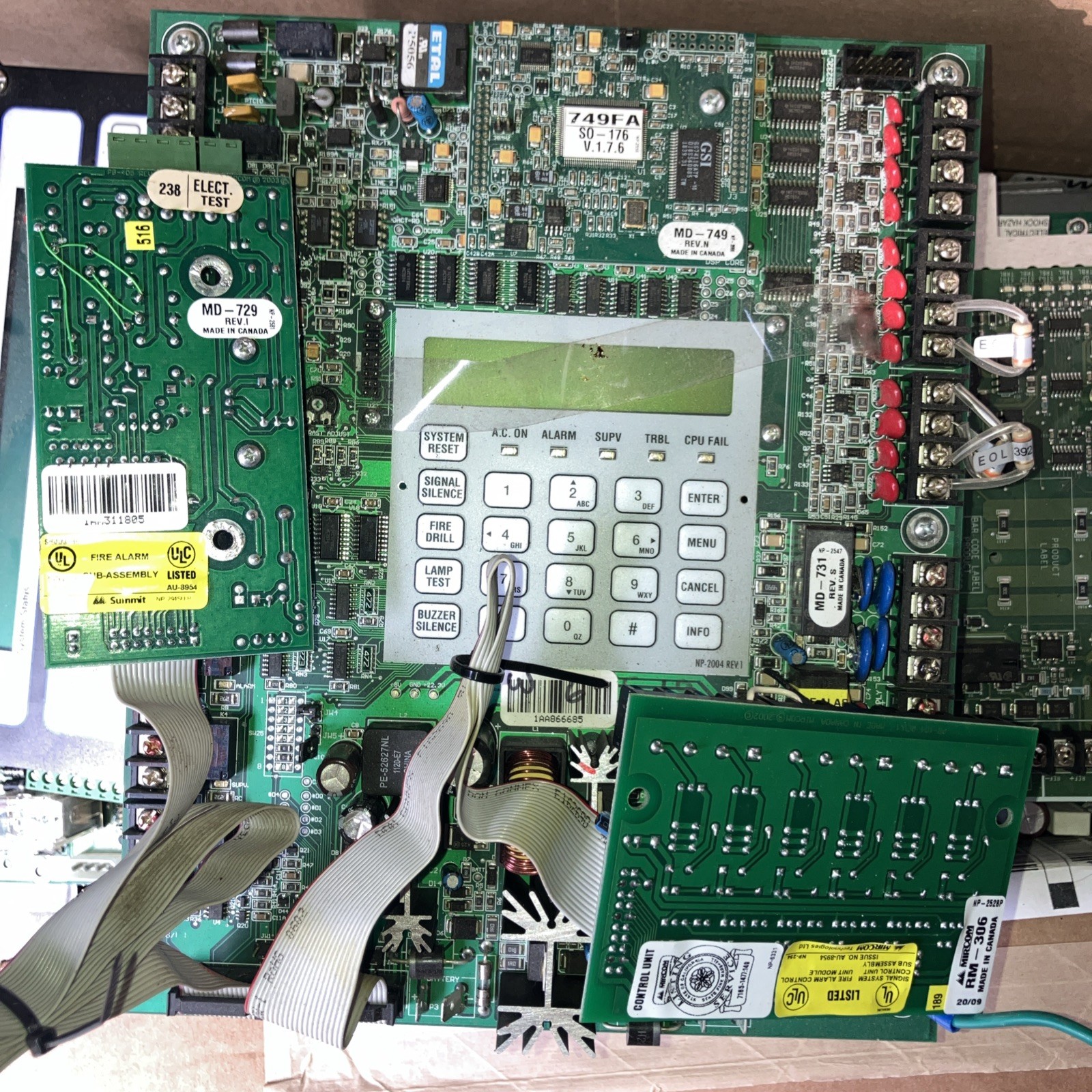 Mircom FA-300 Fire Alarm Sub Assembly