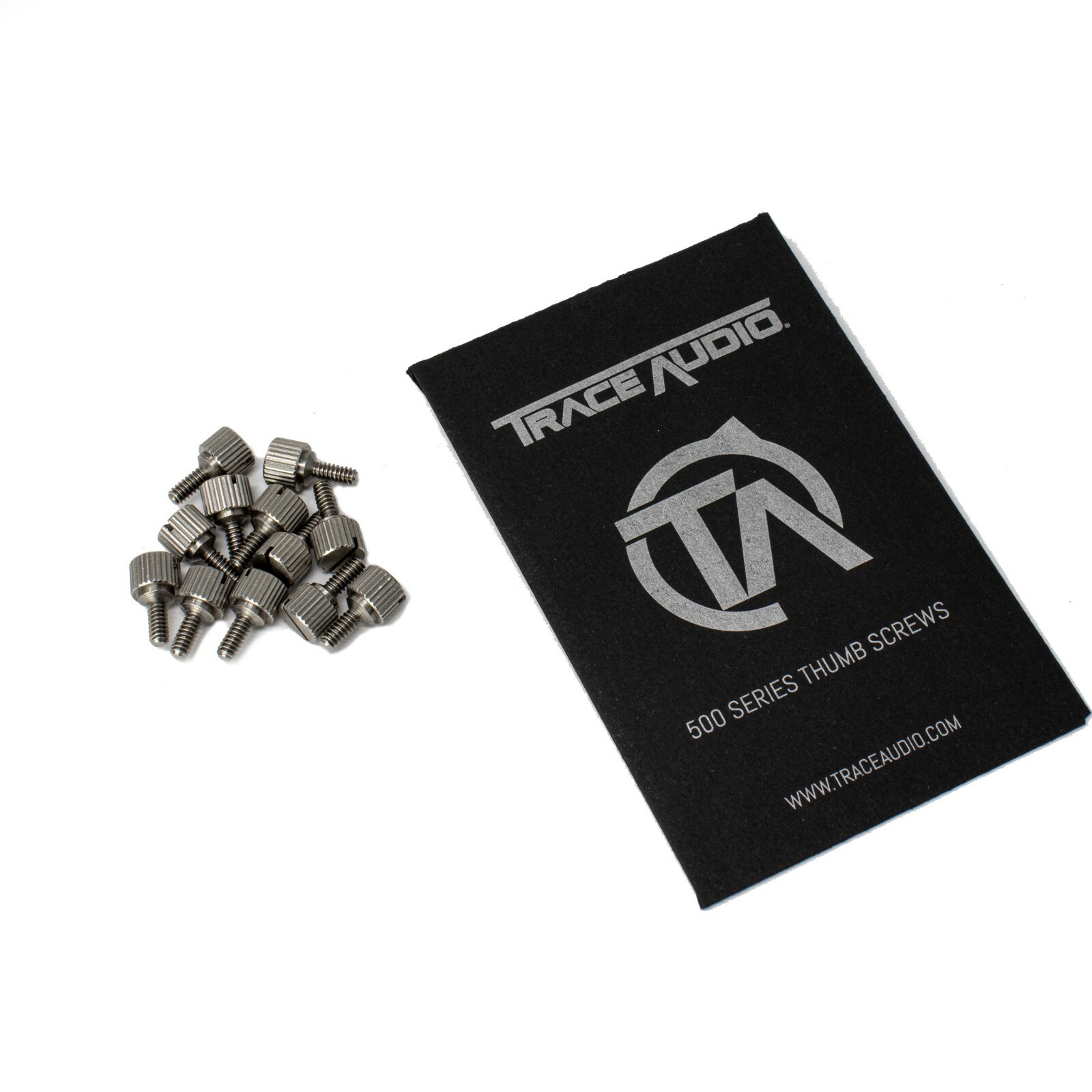Trace Audio 500 Series Thumb Screws 12 Pack Metric M3 Threads Stainless Steel