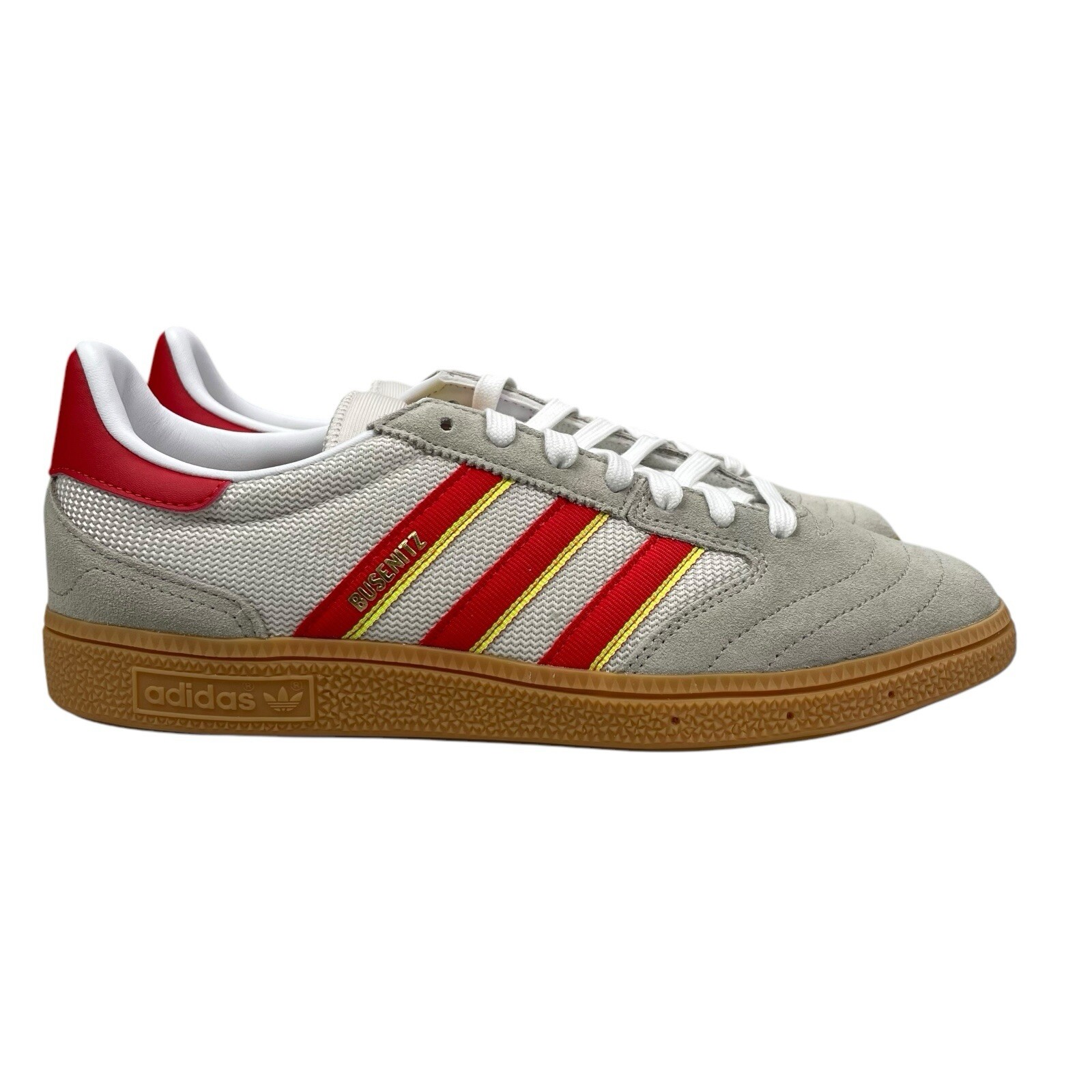 Adidas Busenitz Vintage Feather Grey Red Shoes JI4416 Men's Sizes 9.5 - 12
