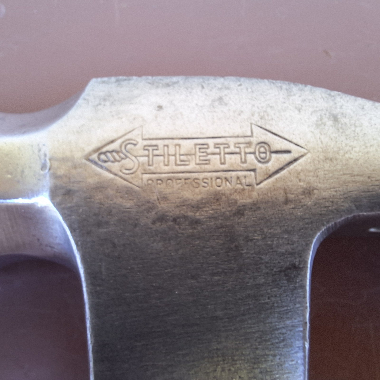 Vintage Stiletto Straight Claw Framing Hammer Smooth Face Solid No Play