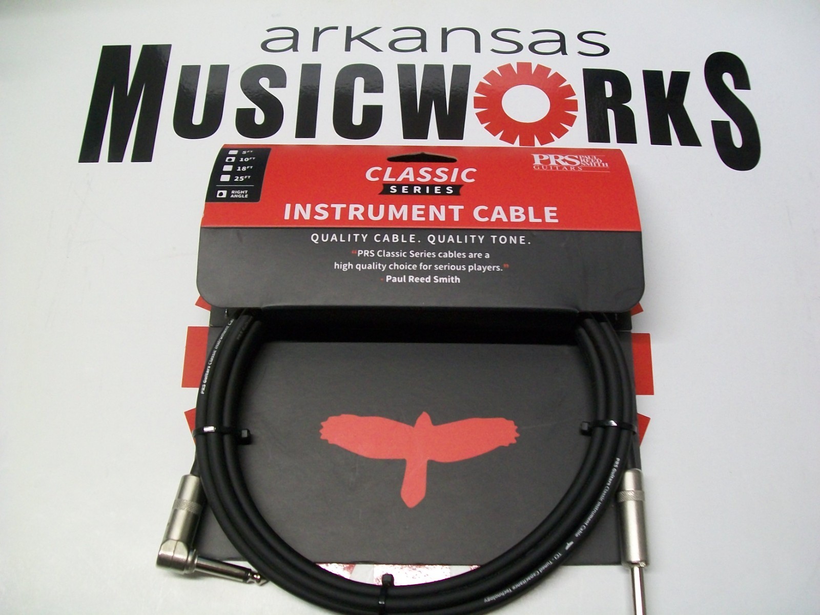 PRS Classic Instrument Cable, Straight/Right Angle - CHOOSE YOUR LENGTH