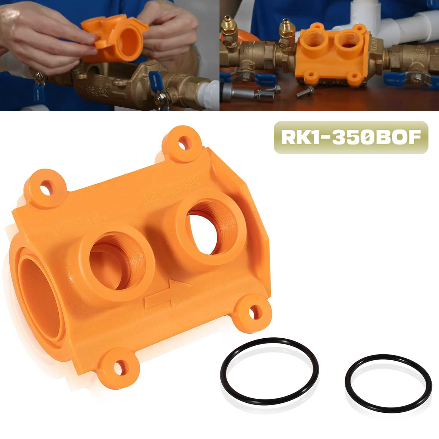 for Zurn Wilkins RK1-350BOF Blow-Out Flush Fitting O-Ring Lawn Garden Repair Kit