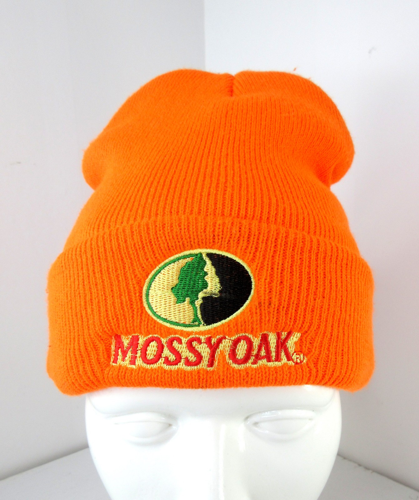 Mossy Oak Heavy Knit Insulated Hat Beanie Warm Outdoor Skiing Snowboarding Clean
