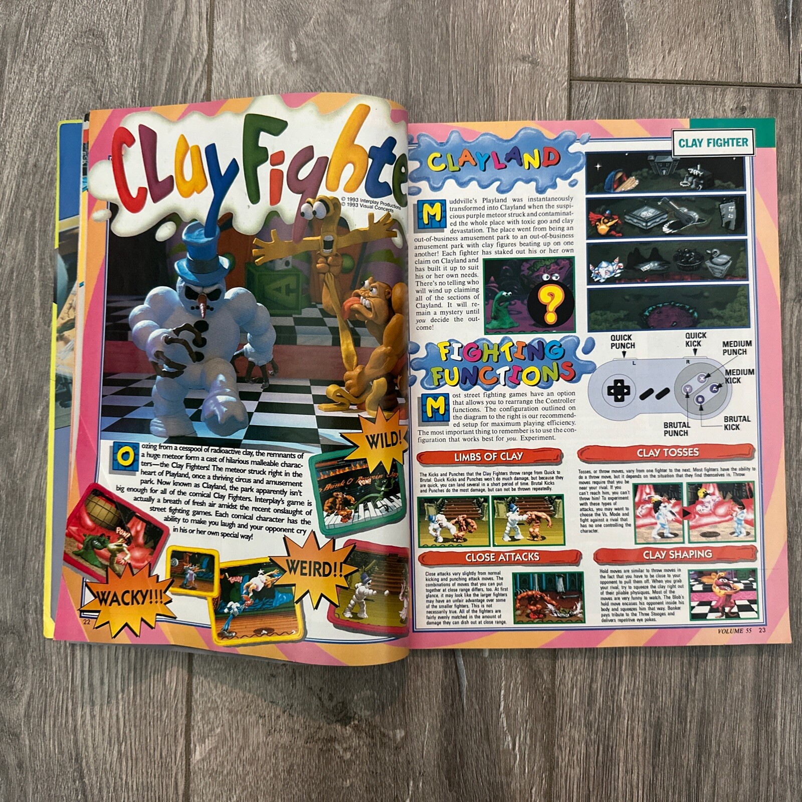 Nintendo Power Vol 55 Aladdin W/Poster, Mega Man, Super Scope