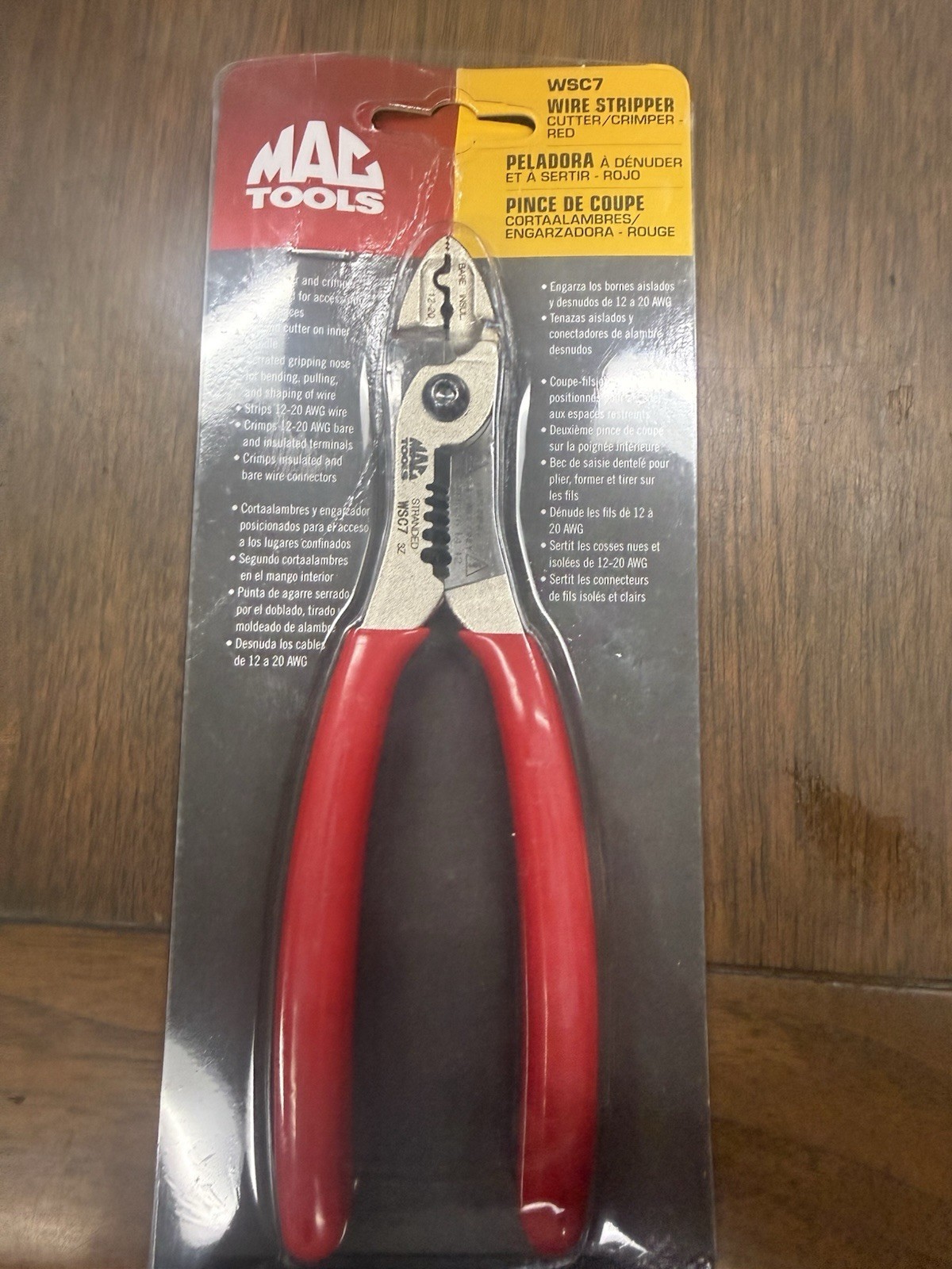 Mac Tools Wsc7 Wire Stripper Crimpers