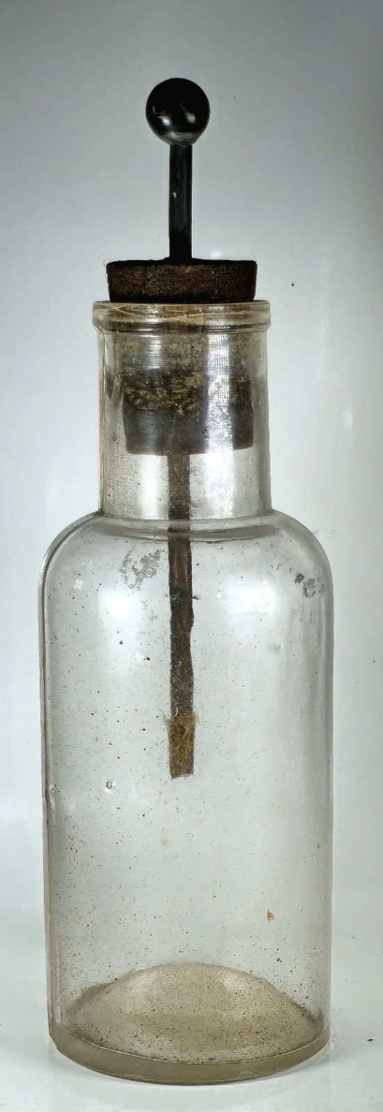 Antique Gold Leaf Electroscope - Physics Instrument - 26 Cm - 19th Century