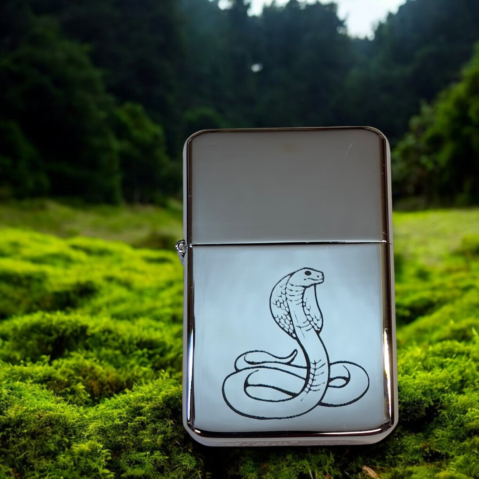 Lighter Cobra Snake CHROME