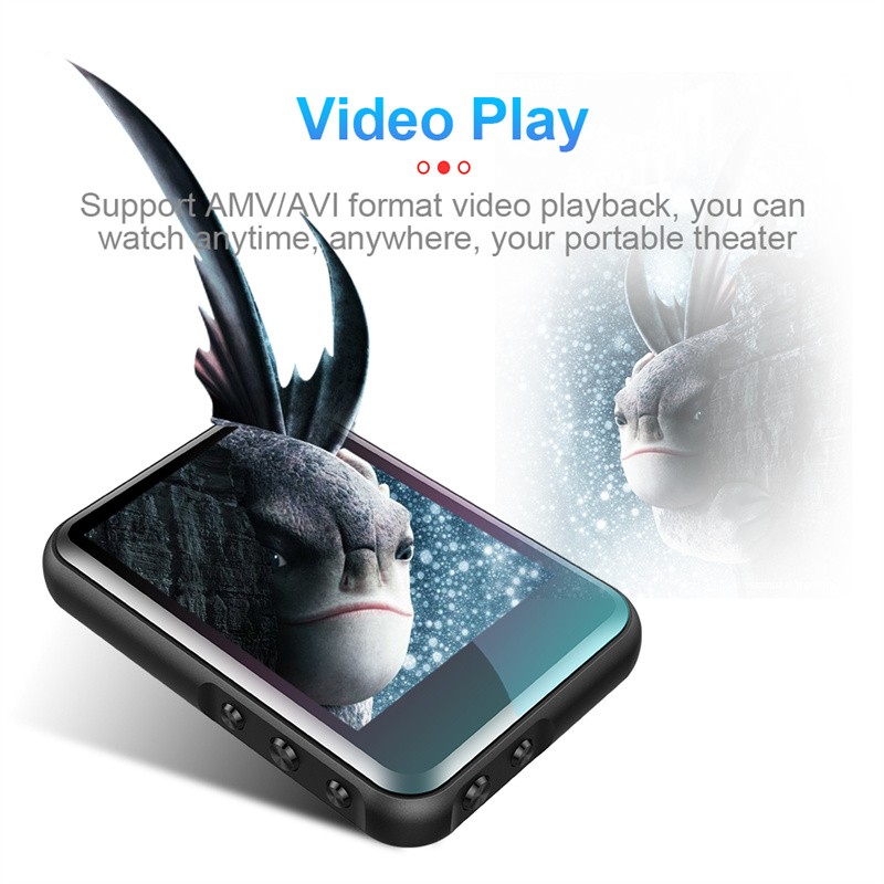 M16 Blue-tooth MP3 Player Touch Screen Sports Lossless FM Radio Support