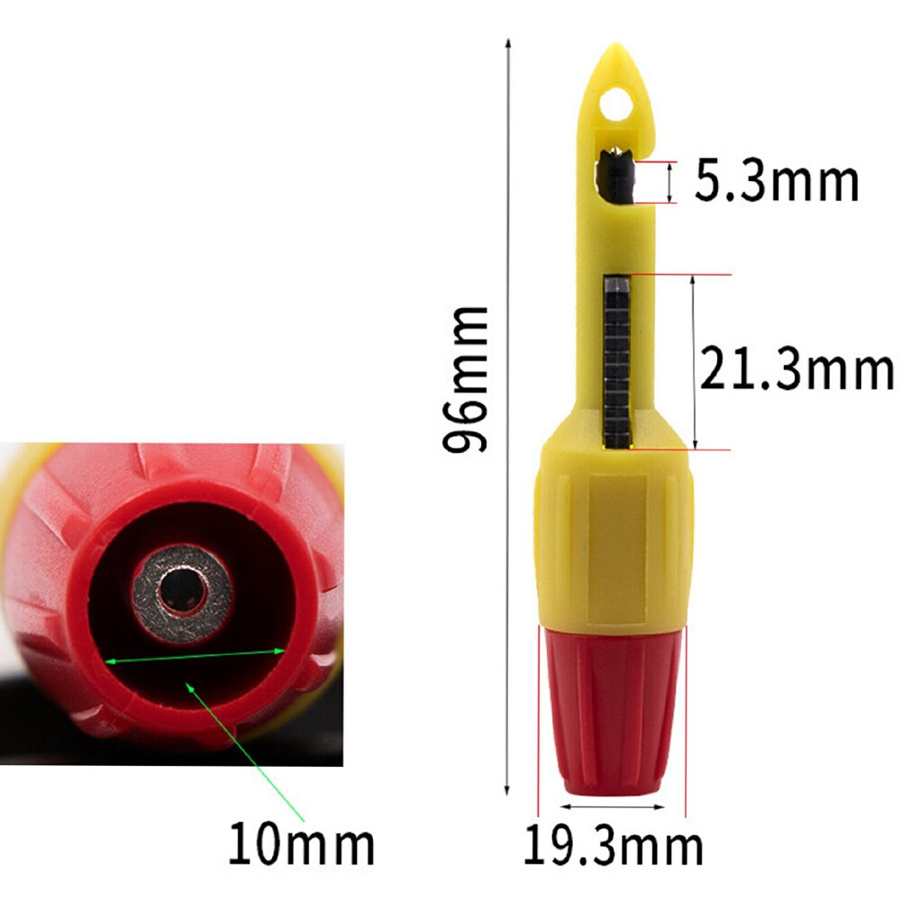 4PCS Insulation Wire Piercing Puncture Probe Test Hook Clip with 2mm/4mm Socket