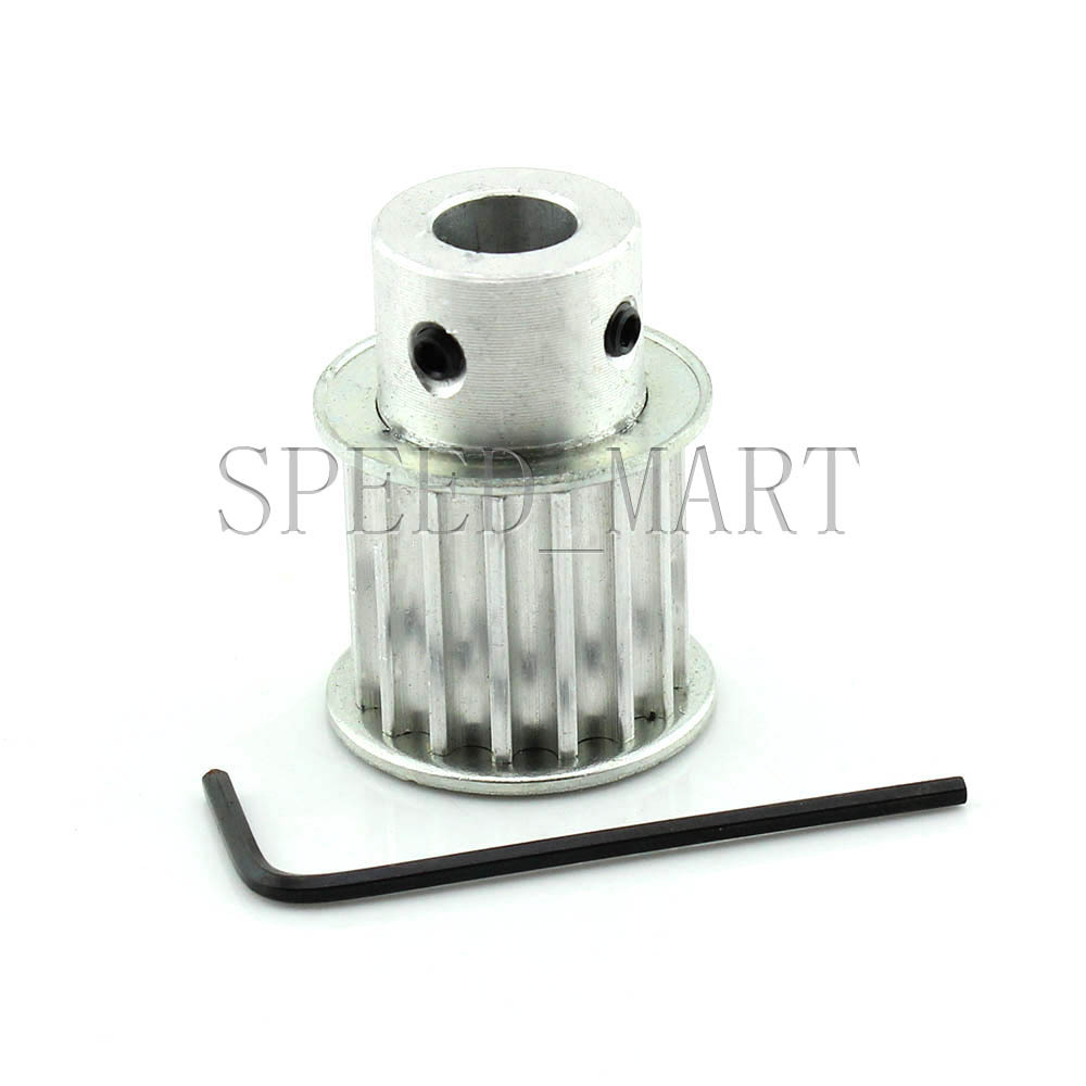 5M HTD5M Aluminum Timing Belt Pulley 16 Teeth 5mm Bore 21mm width Stepper Motor