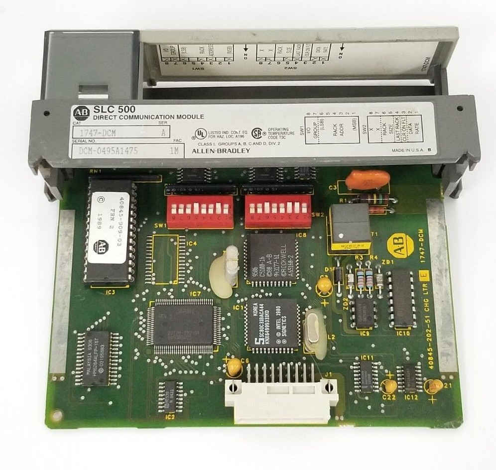 ALLEN BRADLEY 1747-DCM DIRECT COMMUNICATION MODULE 1747DCM, SER. A