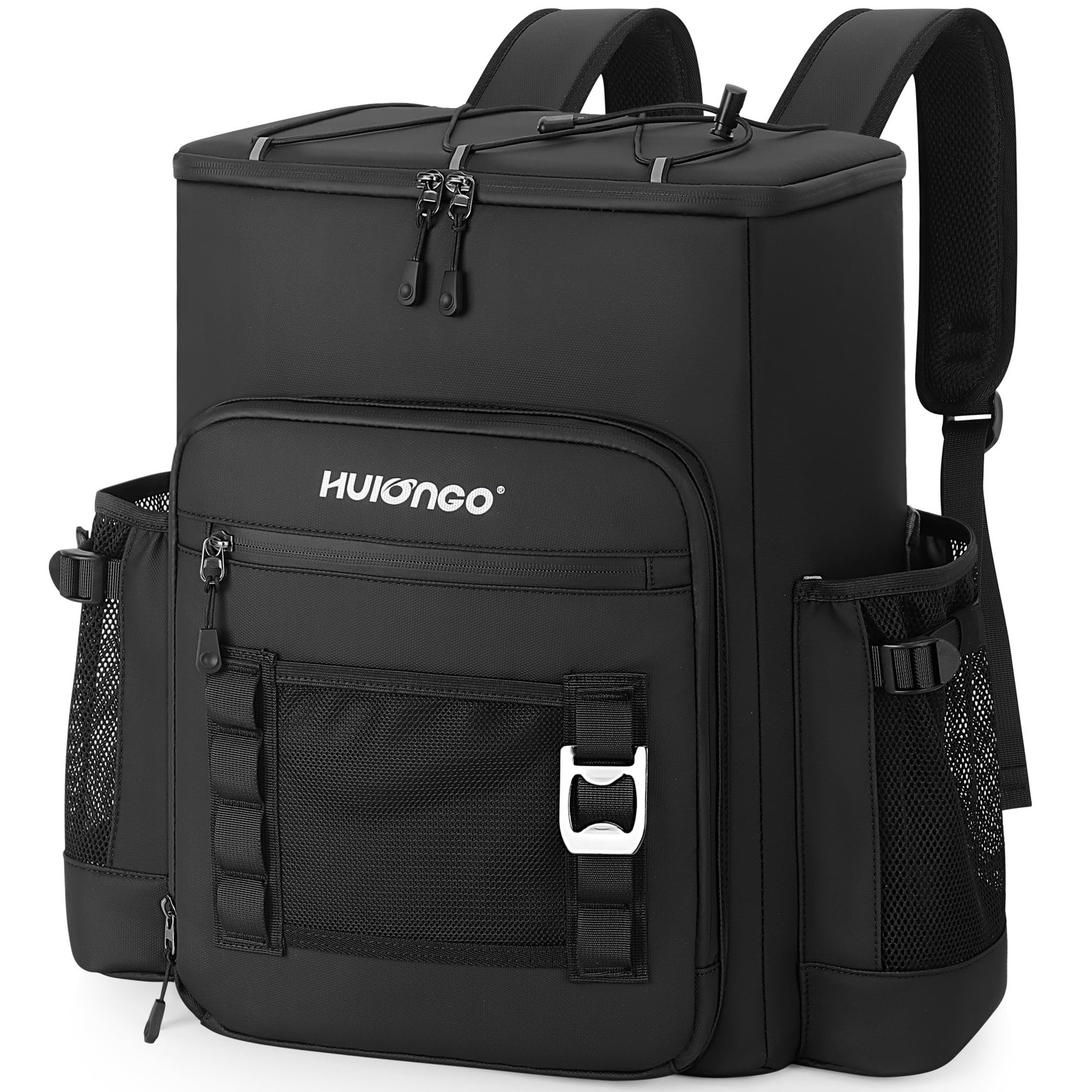 Cooler Backpack, 52 Cans, 30L, Black