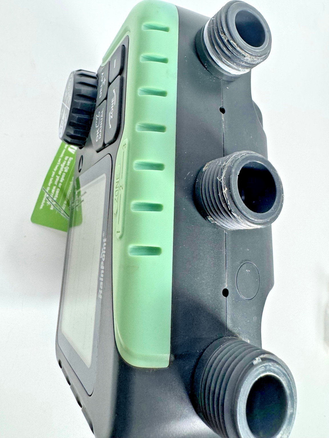 RainPoint ITV347 3-Zone Water Timer Garden Hose Sprinkler Controller USED