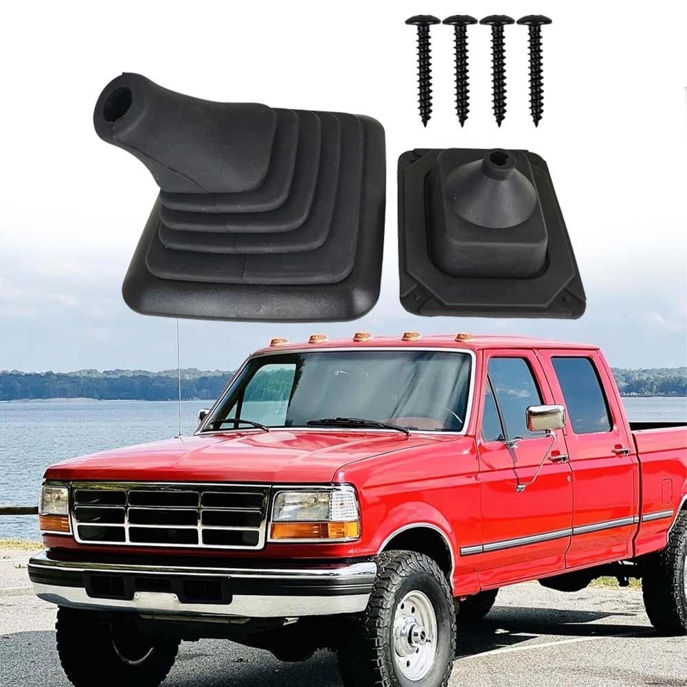 Manual Shifter Lever Boot Cover for Ford F150 F250 F350 1990-1996 F5TZ-7277-BA