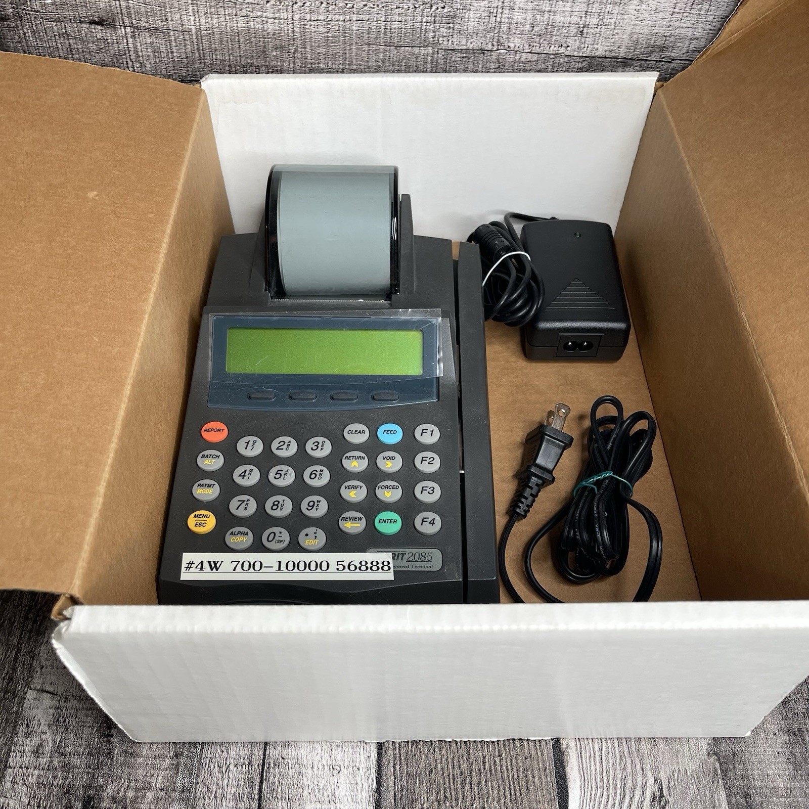 Lip Nurit 2085 POS EDC Terminal Credit Card Machine Reader Receipt Printer