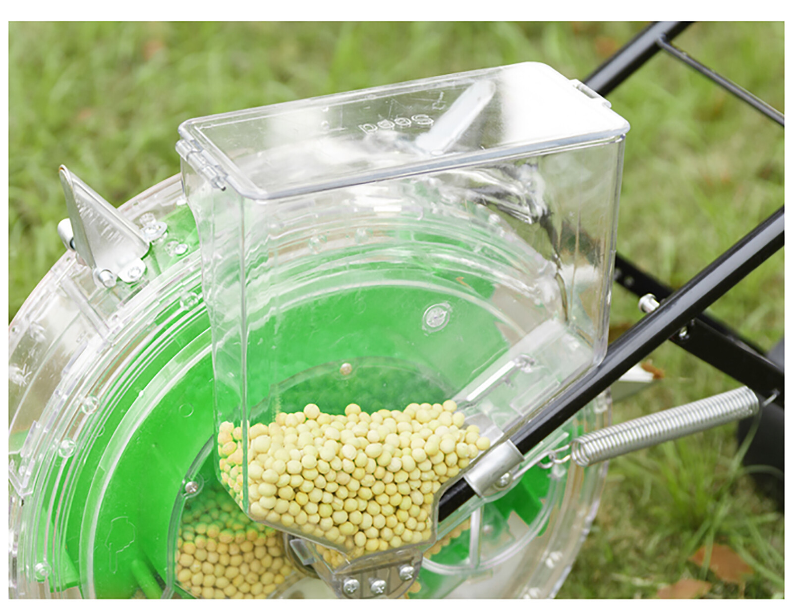 Hand Push Roller Seeder & Fertilizer Applicator for Corn Soybeans 3-15 mm