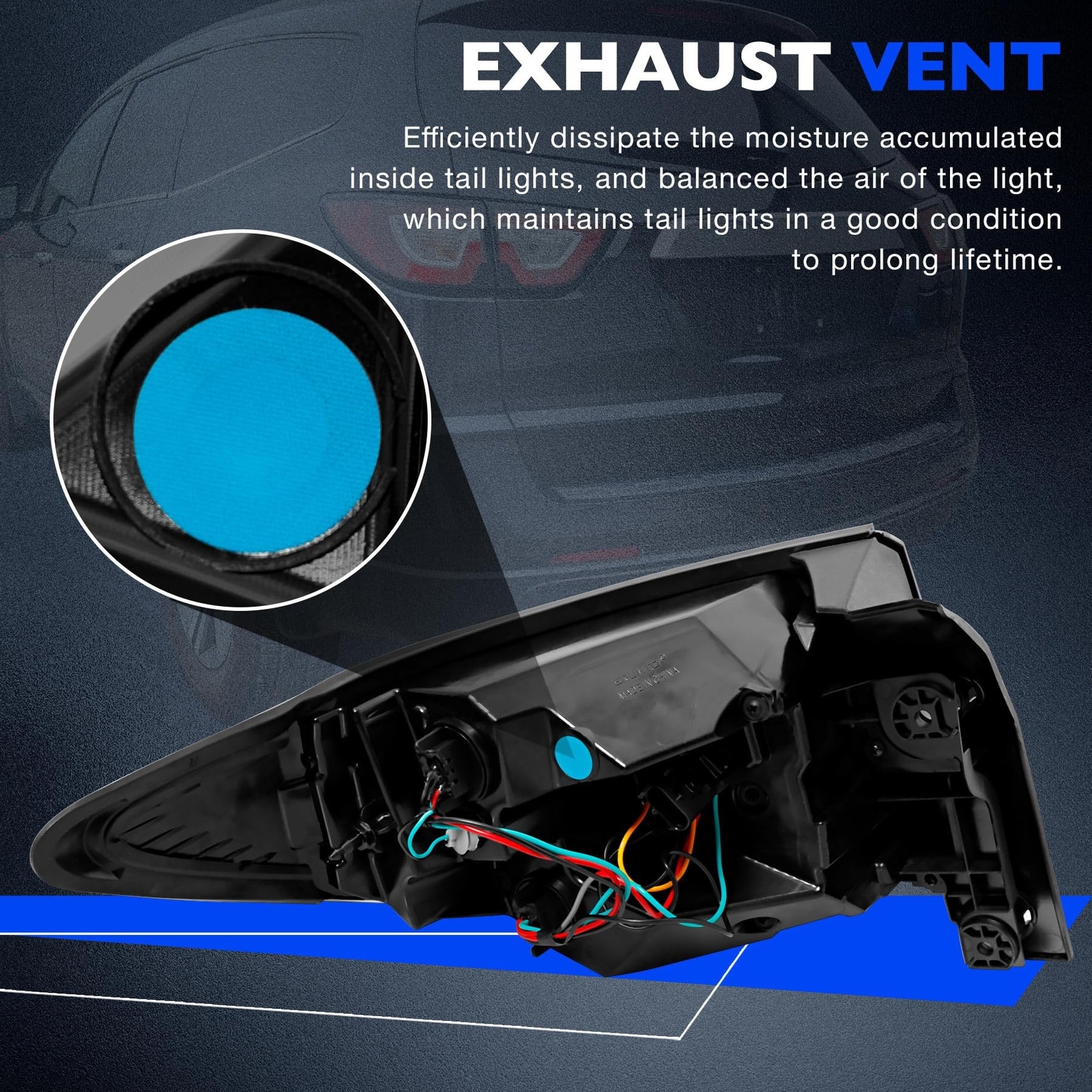 Taillights Brake Tail Light Compatible with 2013-2017 Traverse LS LT LTZ Base...