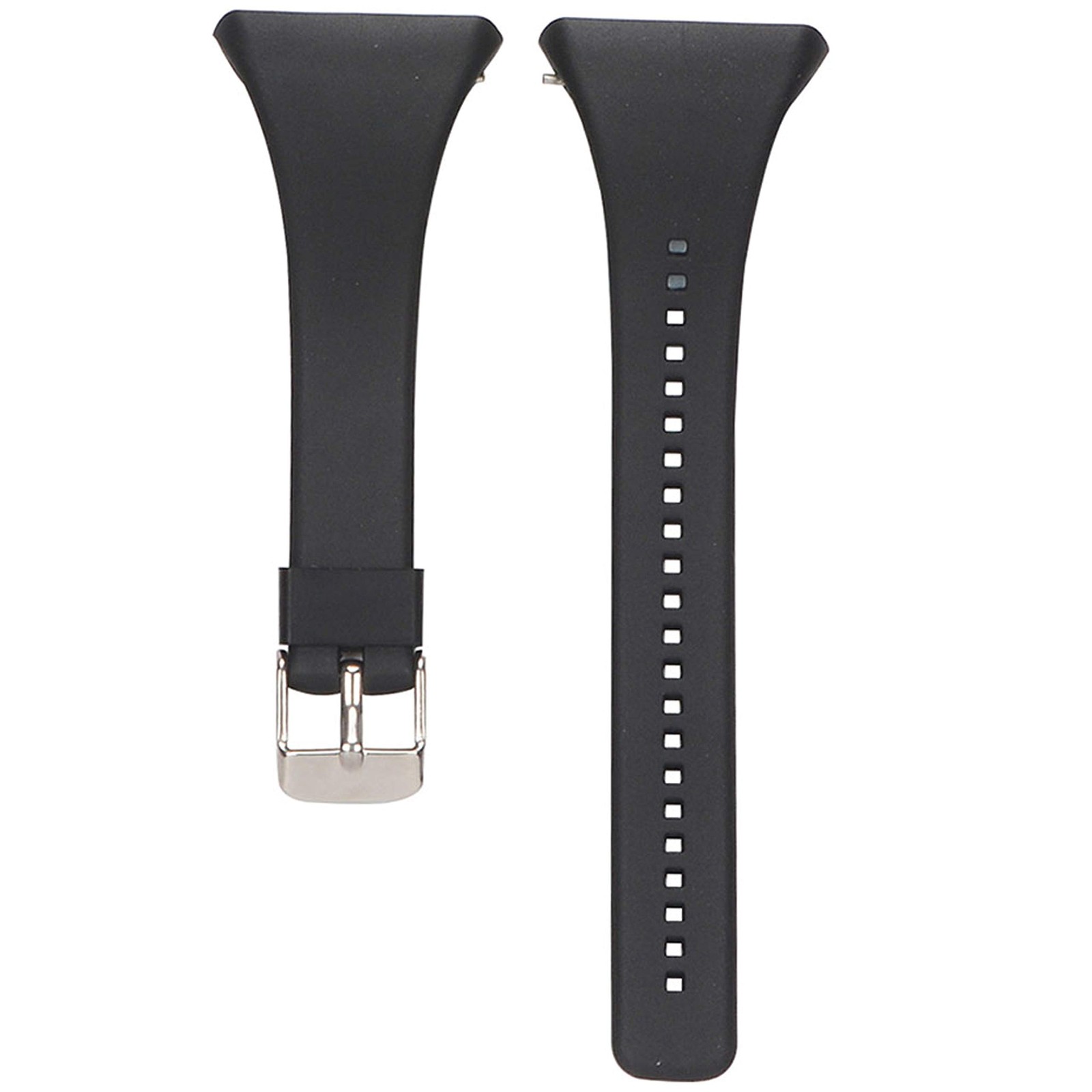QGHXO Band For Polar FT4/FT7, Soft Adjustable Silicone Small, Black