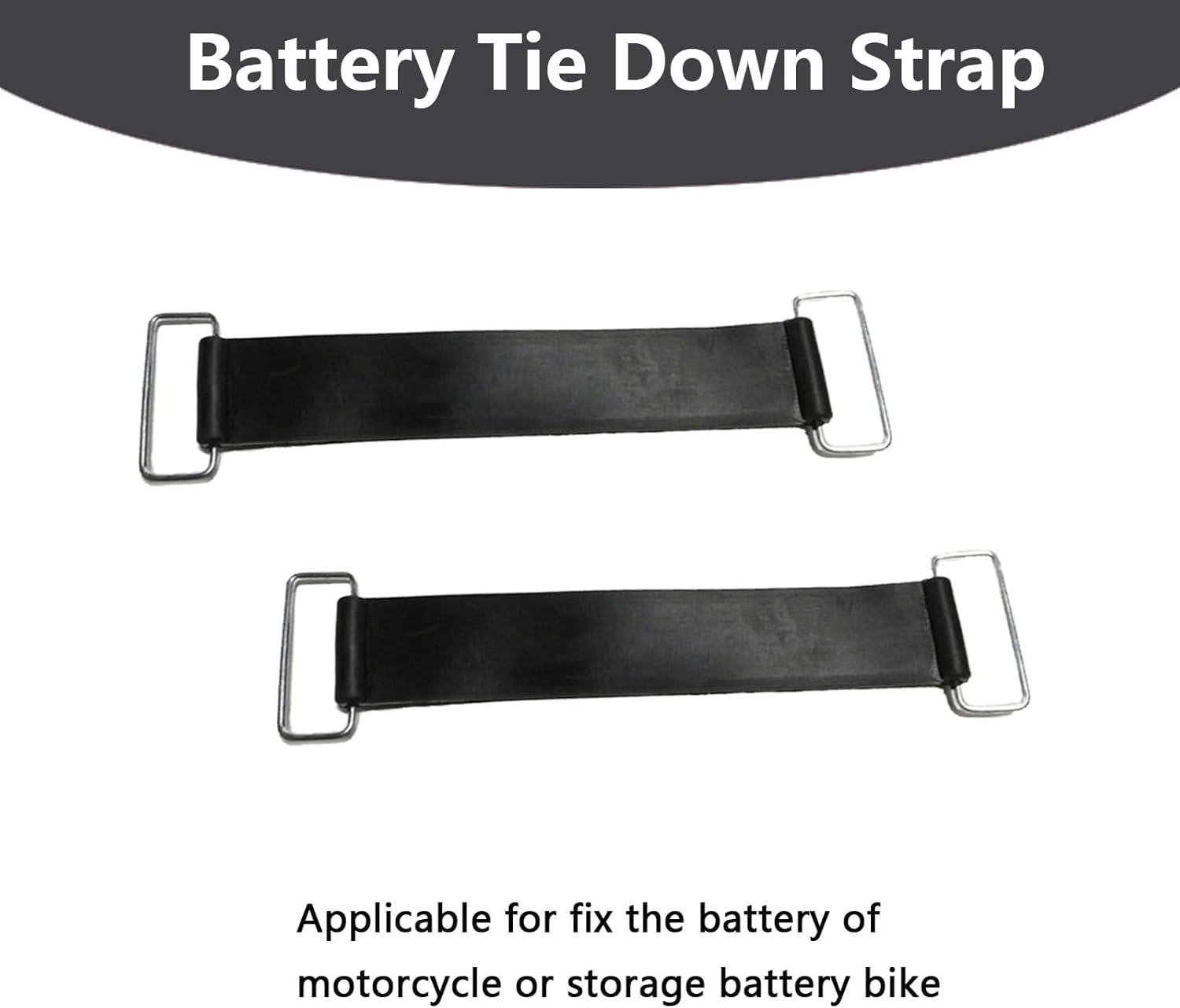 4 Pcs Battery Straps Motorcycle Battery Tie Down Strap Battery Hold Down Strap U