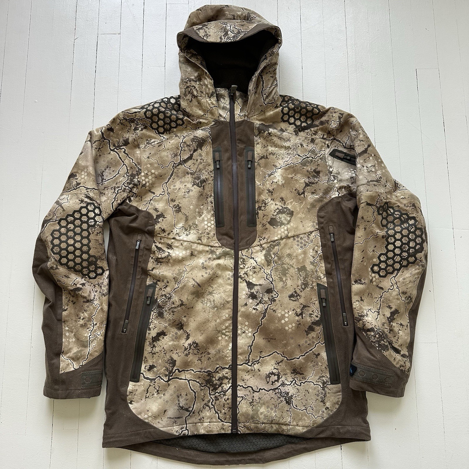 Pnuma Outdoors Camo Jacket large Tall Hunting Windproof Tactical