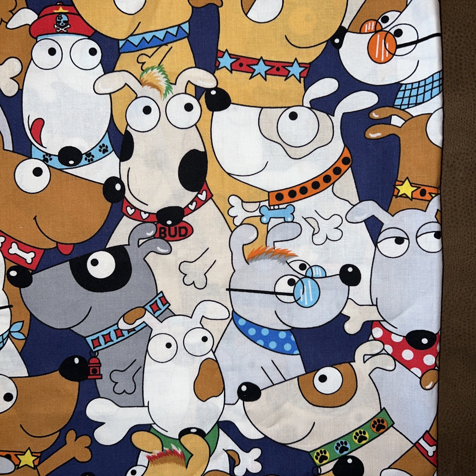Kanvas “In The Dog House” Quilt Fabric Benartex Big Dog C5879 Greta Lynn 27”x44”