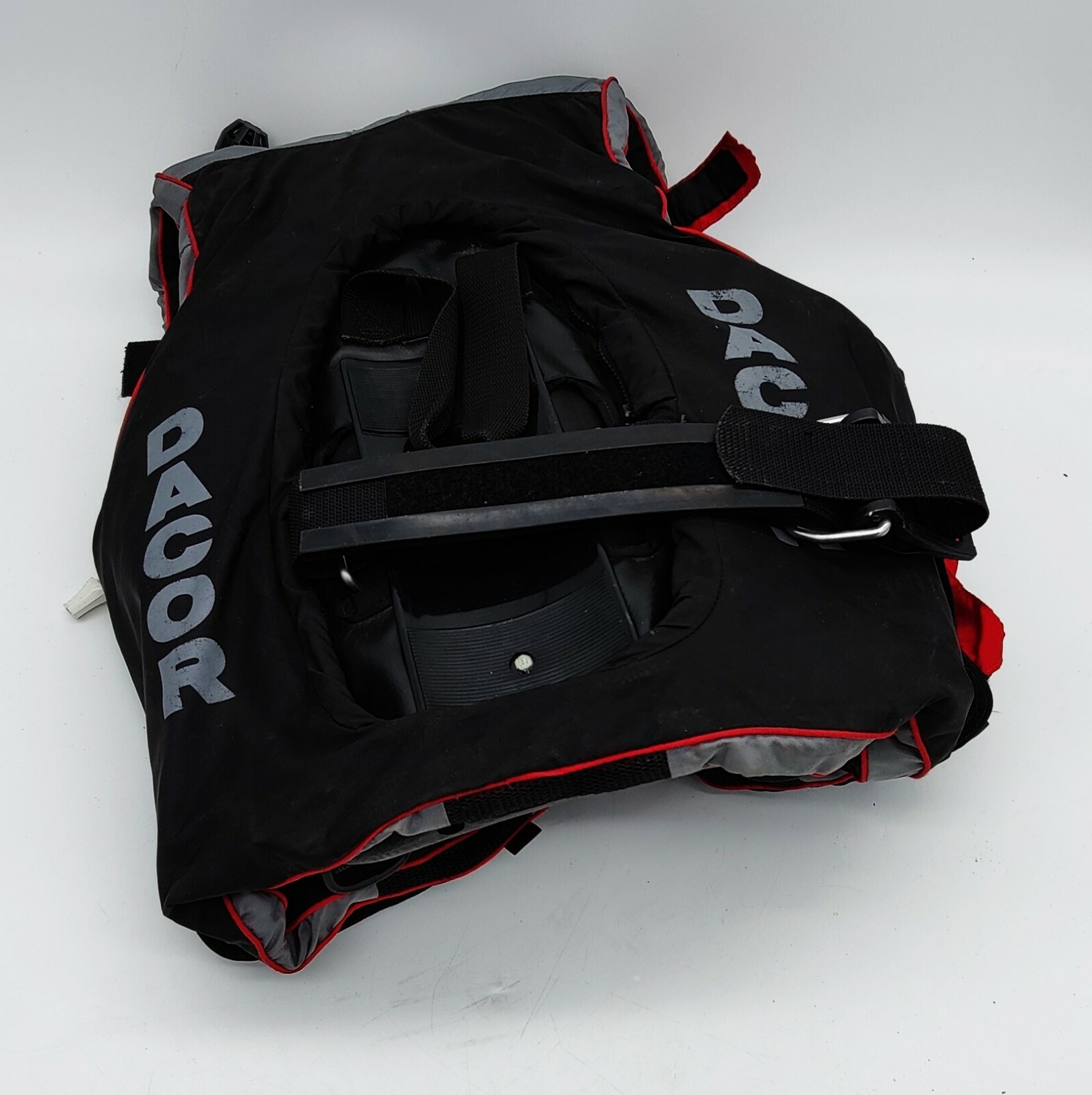 Dacor SCUBA Diving BCD Vest Red, Gray & Black Model 6606 USA - Nice