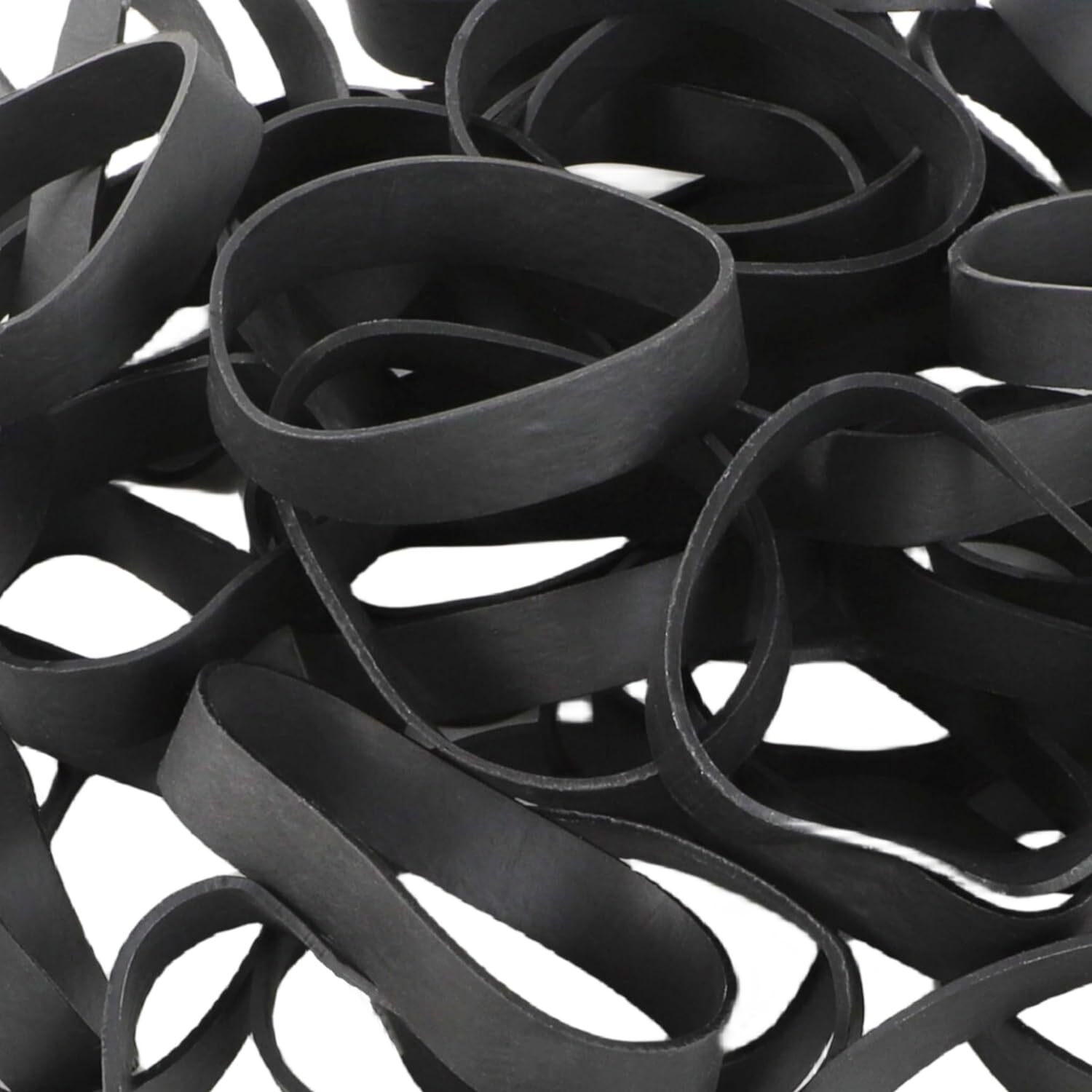 #84 Thick Rubber Bands Heavy Duty - 50 Pcs - 3 1/2 x inch, Black
