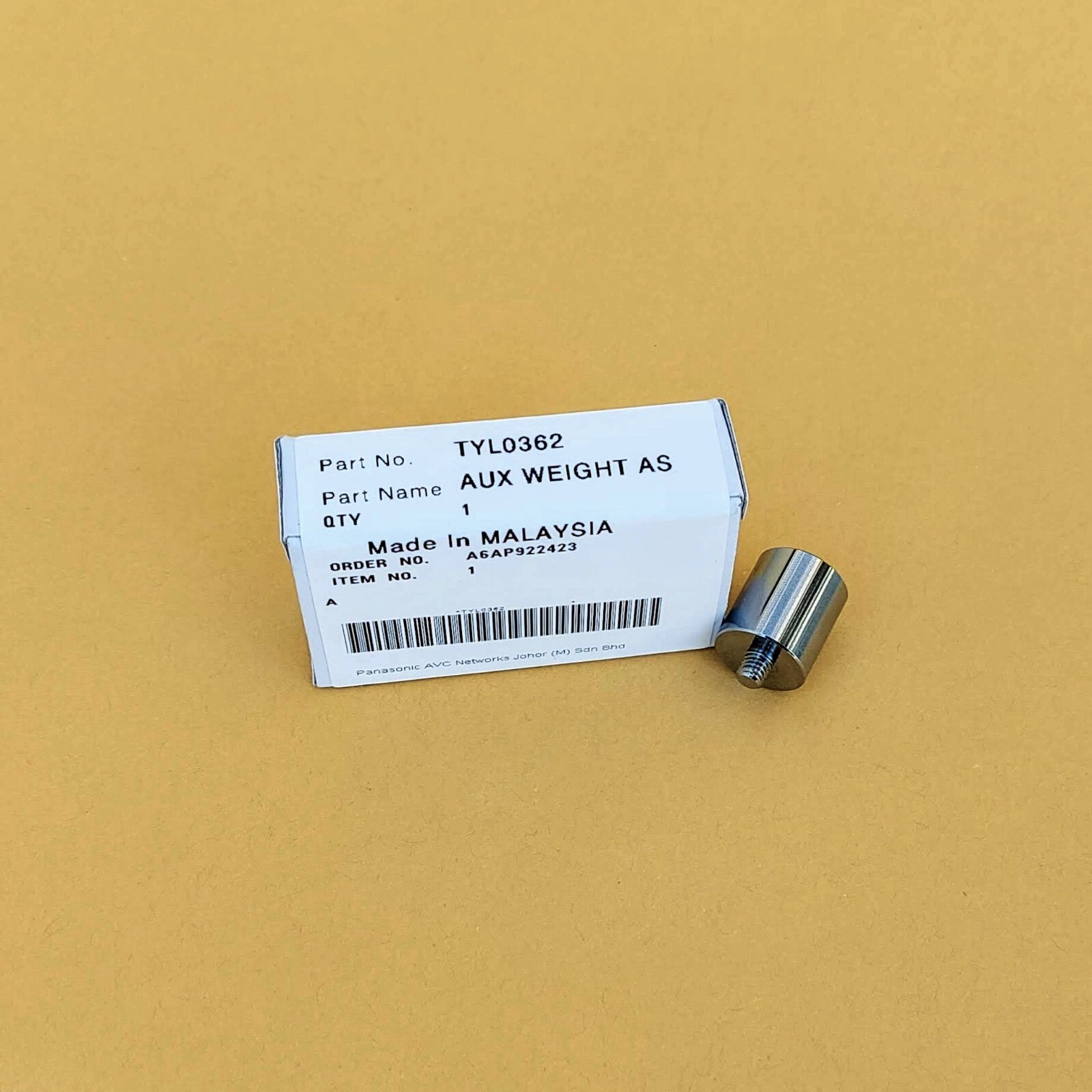 Technics Tonearm AUXILIARY WEIGHT TYL0362 SL-1500C/1500CK Turntable Sub Weight