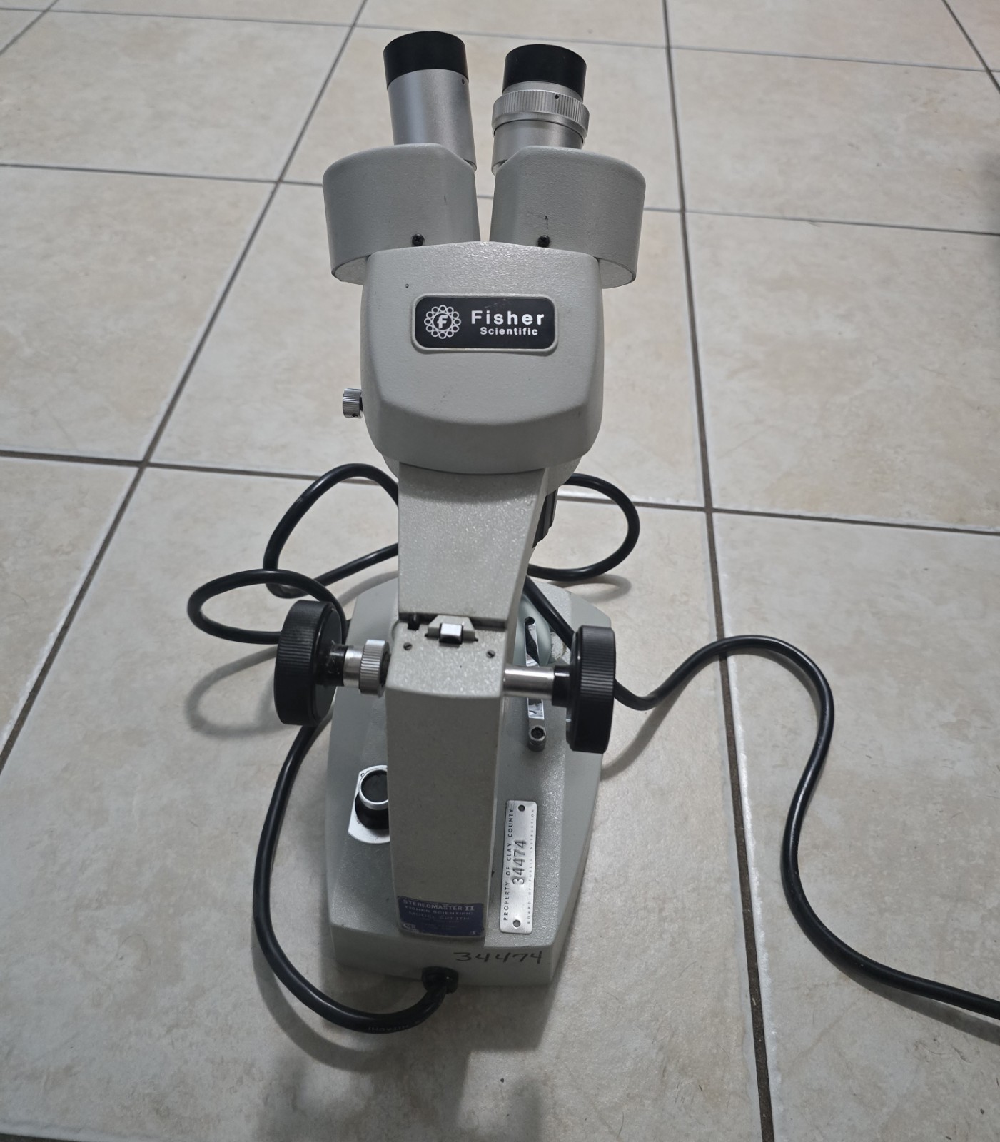 FISHER SCIENTIFIC STEREOMASTER II STEREO MICROSCOPE