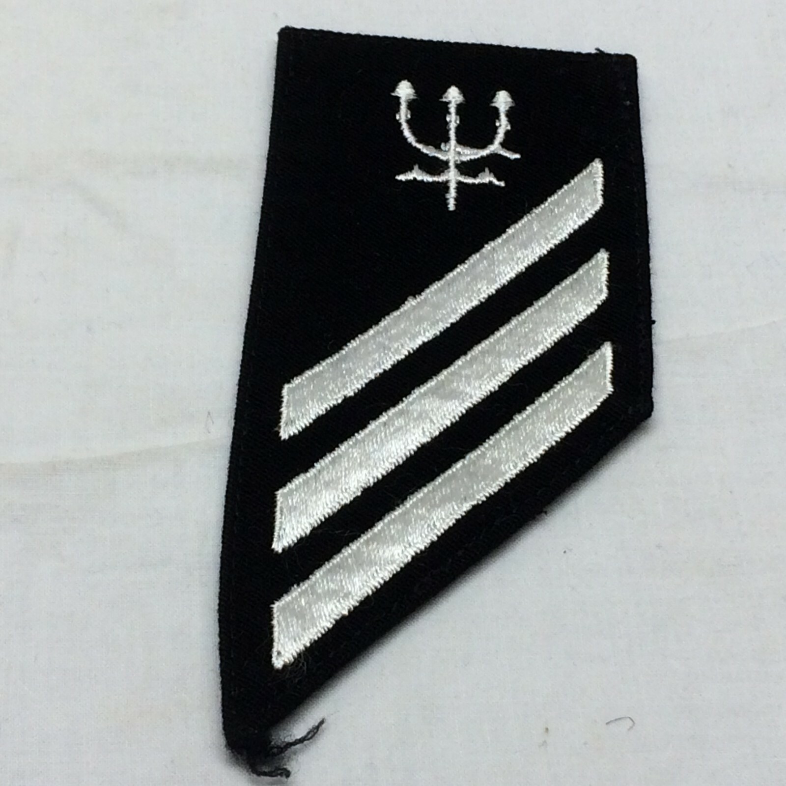 Military Patch Badge Navy SVC Felt Variant 3 Hash Mark 12 YR Service