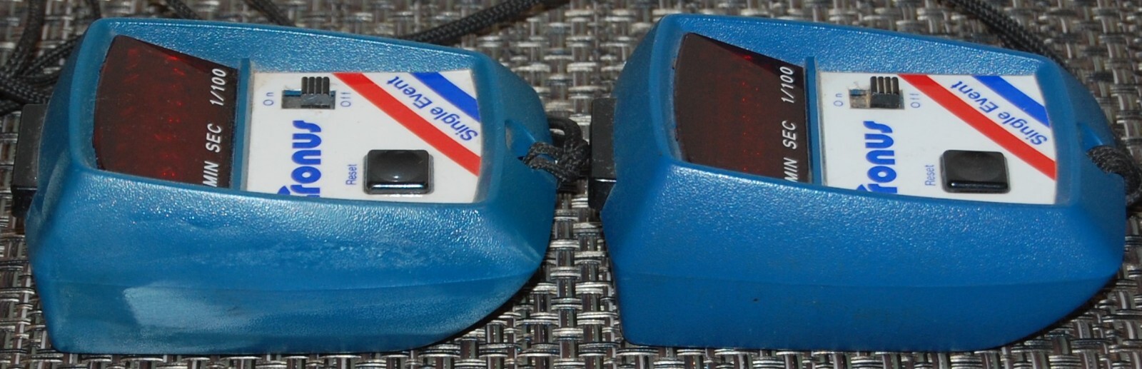 2 Cronu Single Event Stop Watches (Tested Works)
