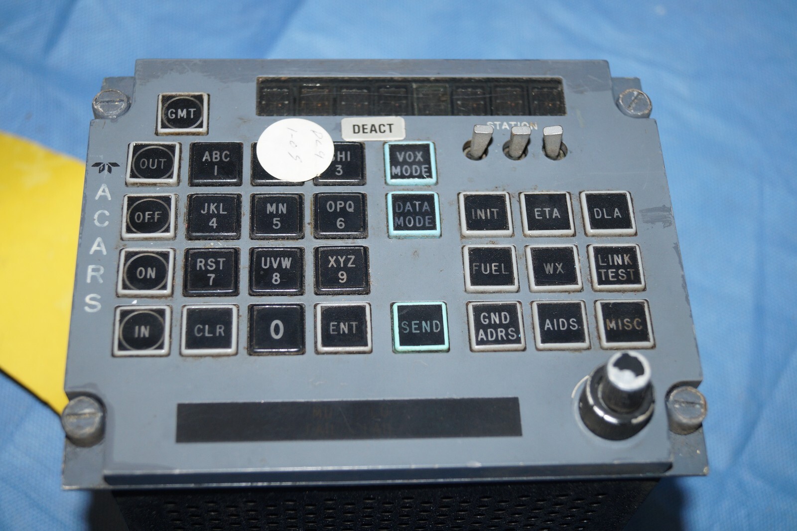 ACARS Control Unit 2225888-7 Servicable As Removed Teledyne DC9 TWA