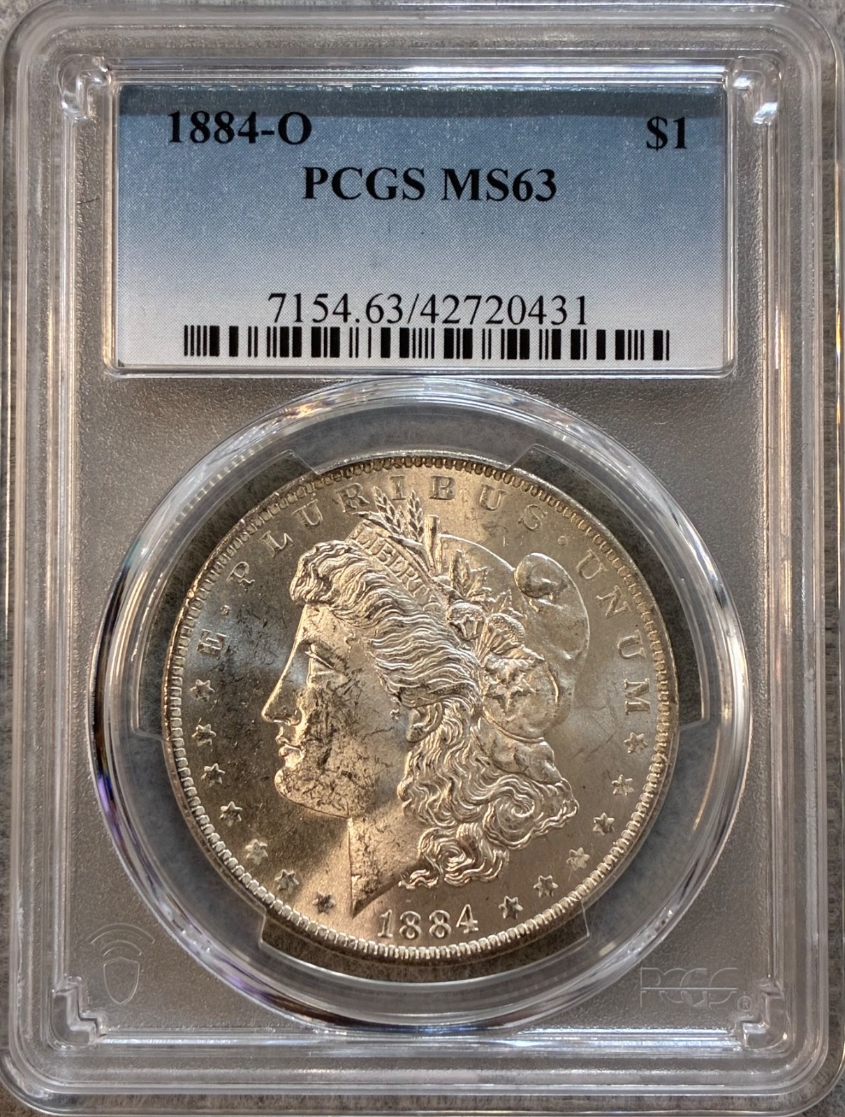 1884-O Morgan Dollar $1 PCGS MS63