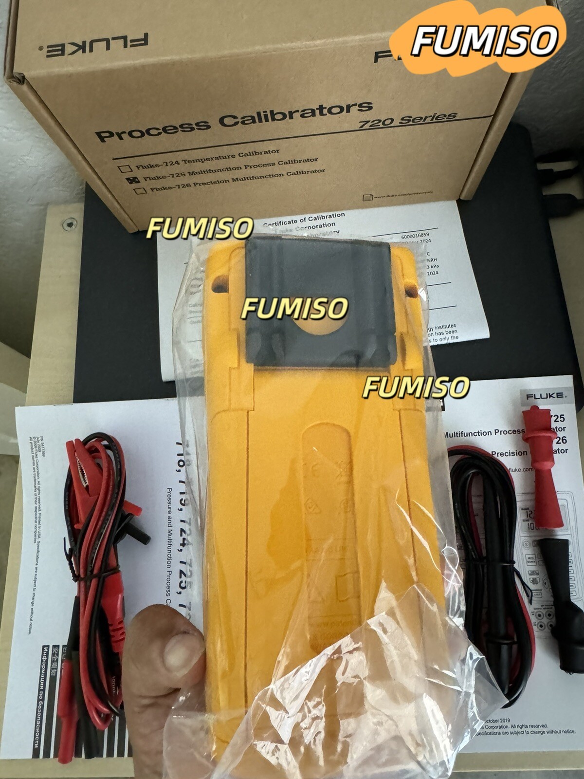 95%new Fluke 725 MULTIFUNCTION PROCESS CALIBRATOR /spro