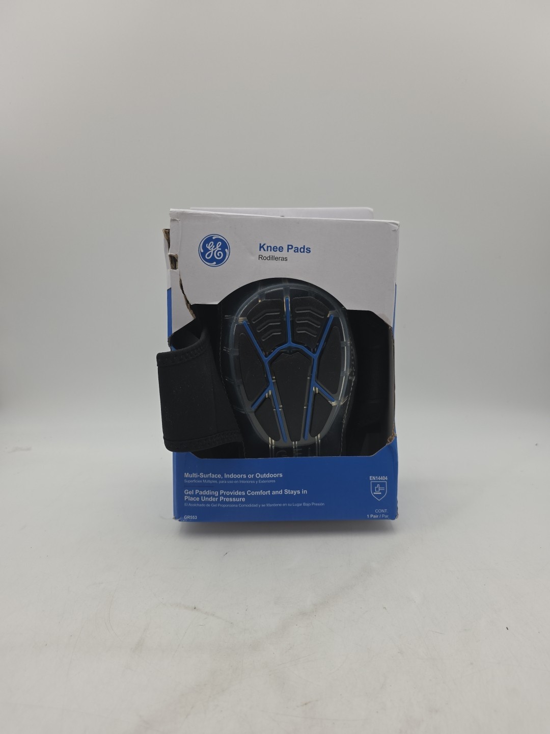 General Electric Heavy Duty Knee Pads TPE Cap & Gel Core One Size (GR553)