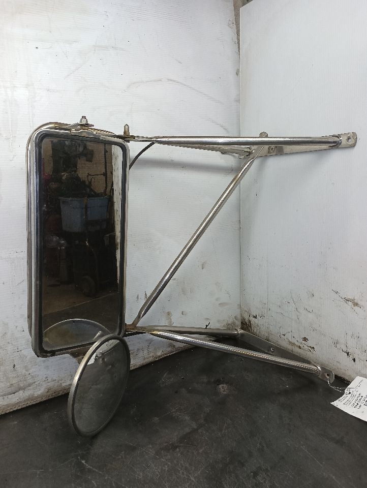 1994 Peterbilt 379 Left Driver Side View Mirror Heated Stainless (11328127