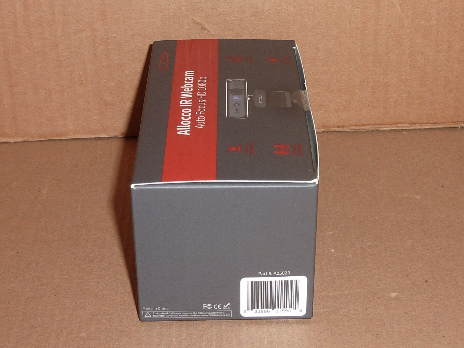 Allocco HD 1080P IR Facial Recognition Webcam (Windows Hello) A05023 - NEW