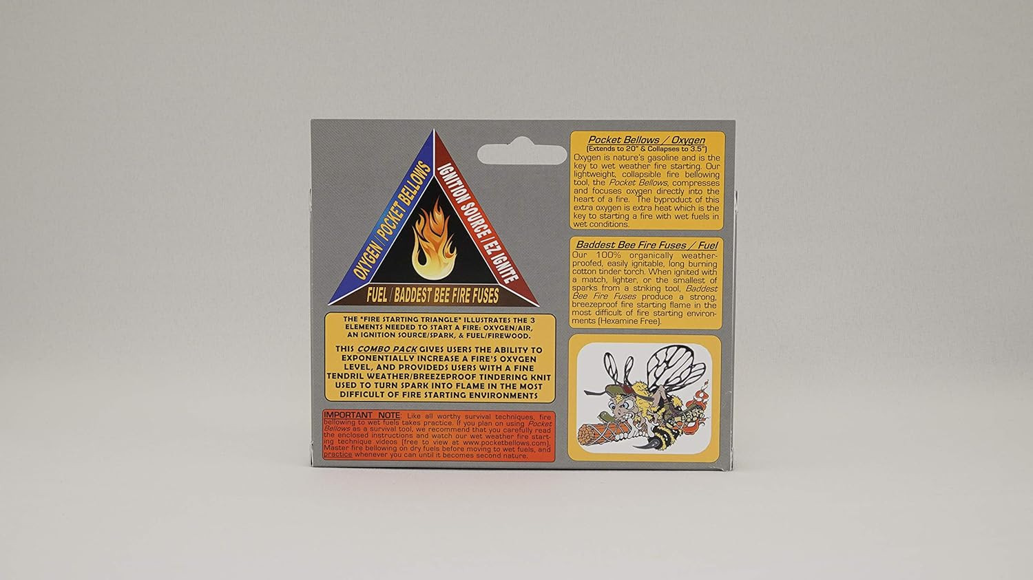 Pocket Bellows - Weatherproof Collapsible Fire Bellowing Tool for Starting Fire-