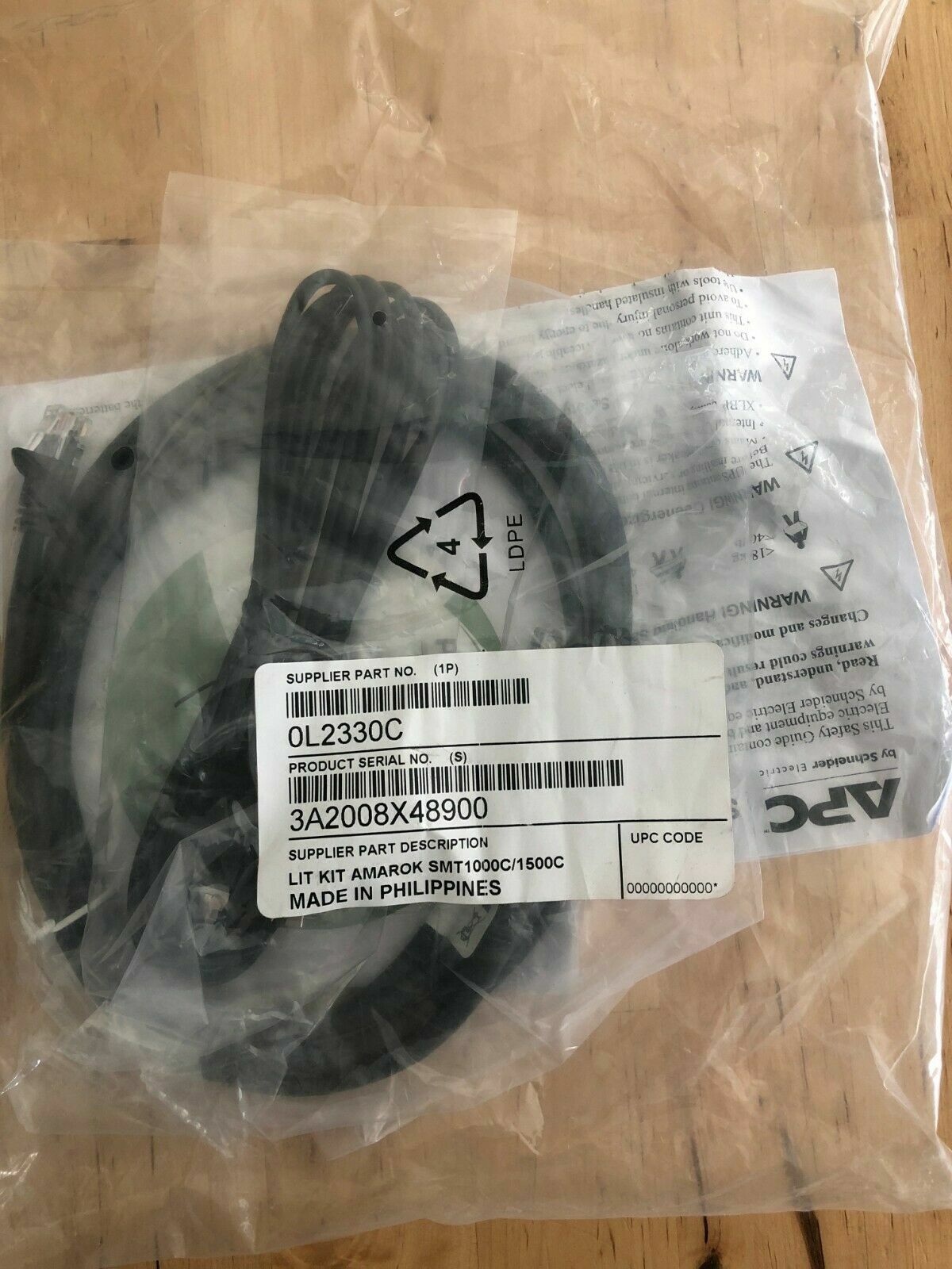 AMAROK 0L2330C APC Lit Kit Schneider SMT1000C/1500C Accessory Kit Parts