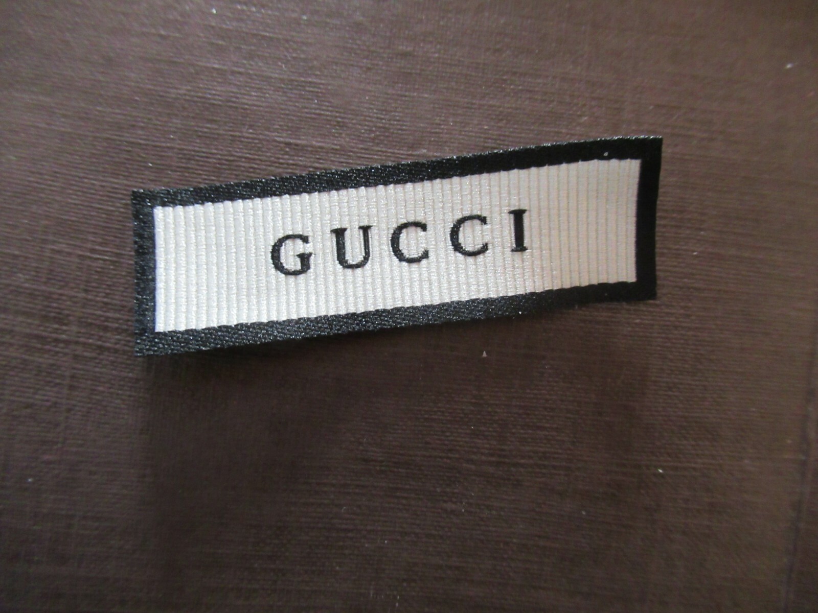 GUCCI 2 Clothing Designer Tag LABEL Replacement Sewing Accessories lot 2