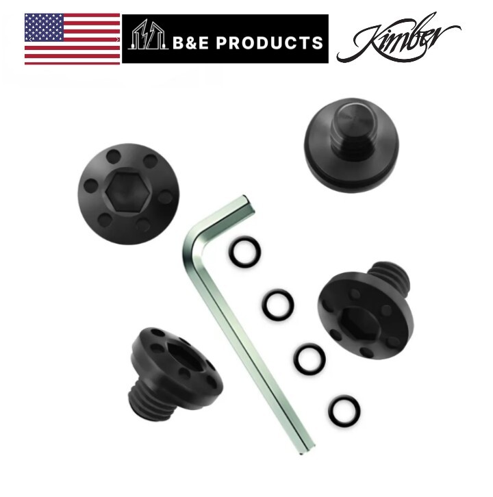 Kimber Micro 9 / .380 Grips Screws, Black,  (Wrench Included) Kimber handgun