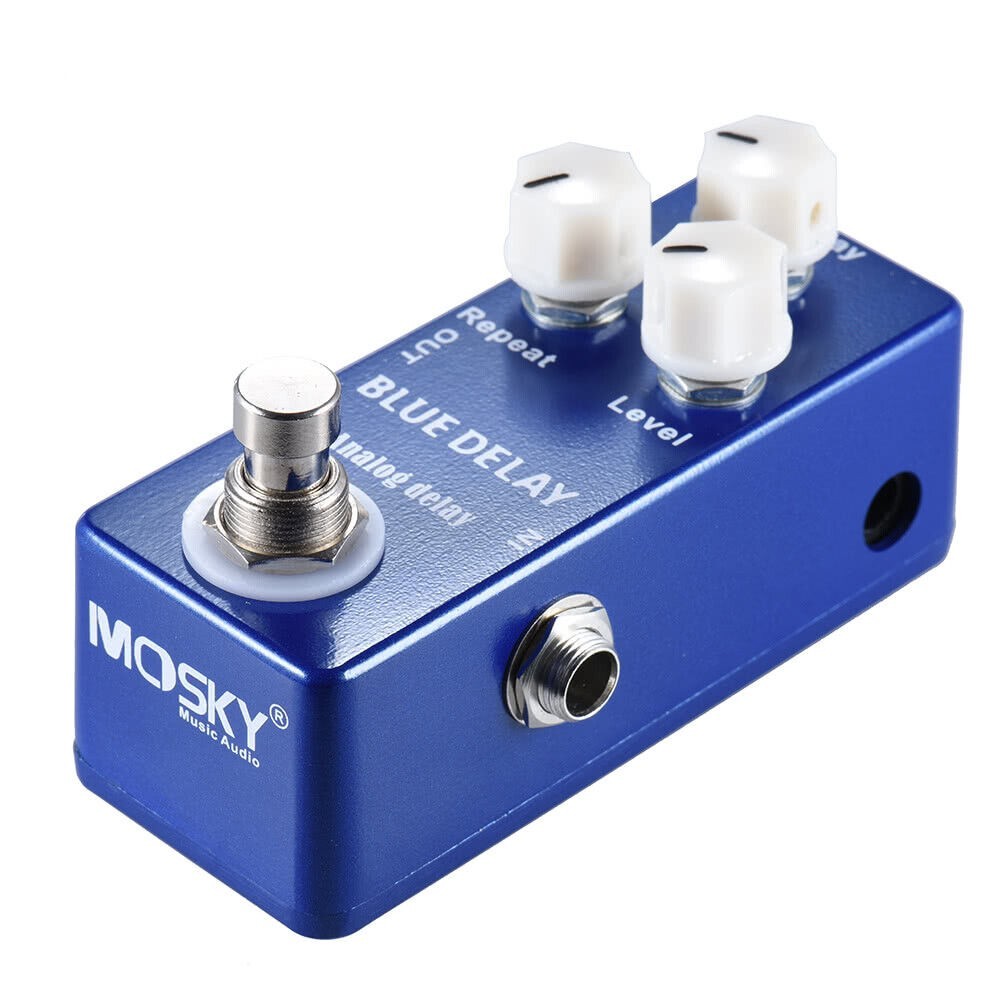 Mosky Analog Delay Guitar Effects Pedal Based on MAD Professor Deep Blue Delay