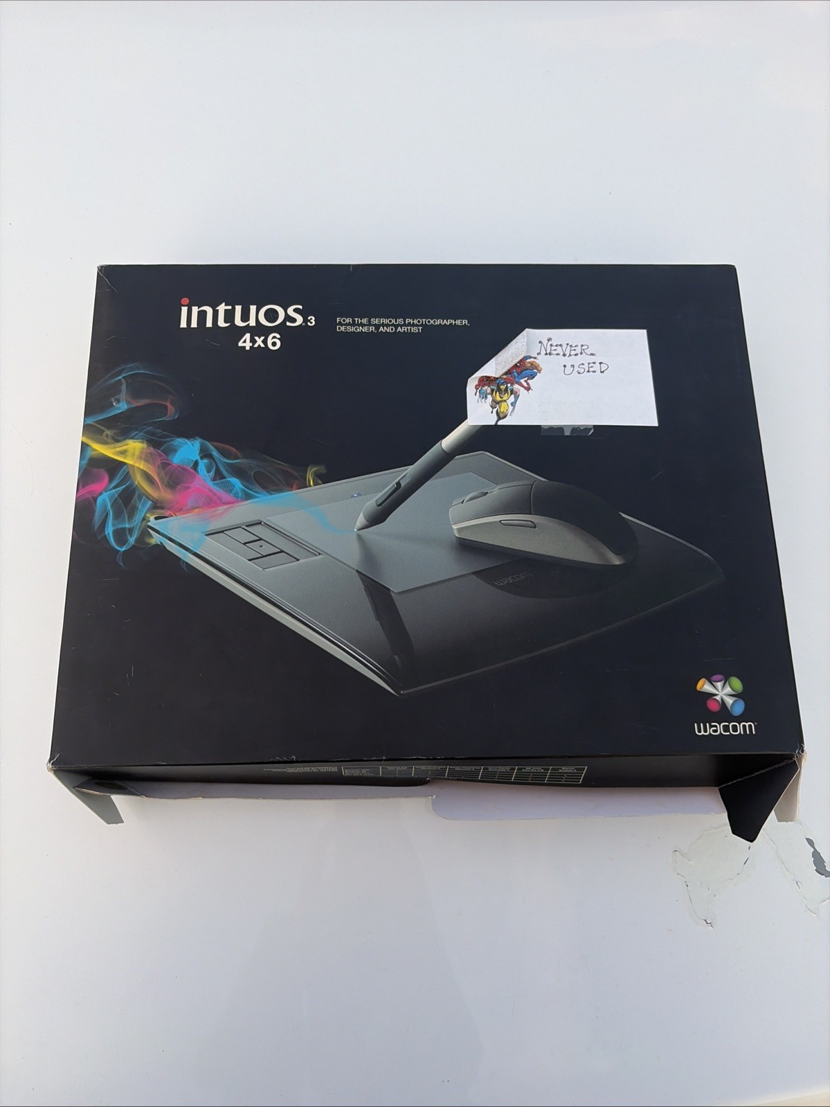 Wacom Intuos Professional USB Pen Tablet 4x6 Mouse Pen and CD