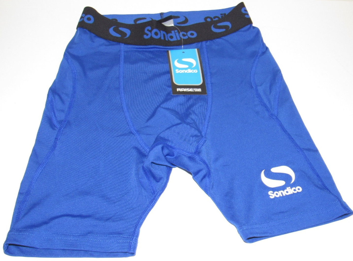 Sondico Core Compression Shorts Mens SMALL Blue 6" Athletic Base Layer Fit NEW